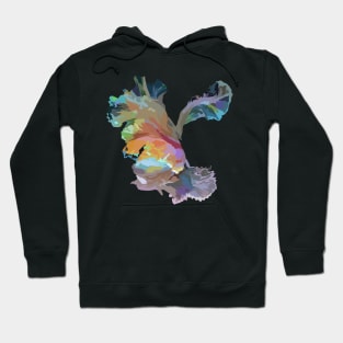 abstract rainbow color Hoodie